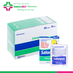 Cao dán Salonpas 20M(H/10 hộp nhỏx2 bao x10M)*