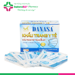 Khẩu trang y tế DANASA VT 5 lớp (Xanh)