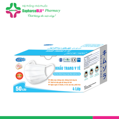 Khẩu trang trắng 4 lớp KimSora