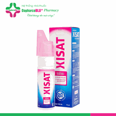 Xịt mũi nước biển Xisat Baby 75ml Spray xịt sạch thông mũi dùng cho trẻ em