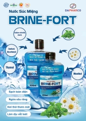 Nước súc miệng BRINE FORT làm sạch khoang miệng