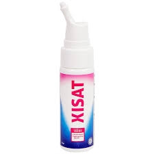 Xịt mũi nước biển Xisat Baby 75ml Spray xịt sạch thông mũi dùng cho trẻ em