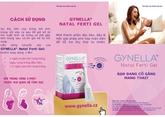 GYNELLA Natal Ferti Gel Tạo môi trường hỗ trợ thụ thai [Hộp 6 tube]