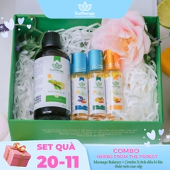 [SET QUÀ 20.11] COMBO HERBS FROM THE FOREST_QUÀ TẶNG TINH DẦU THIÊN NHIÊN