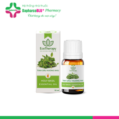 Tinh dầu HƯƠNG NHU cao cấp EcoTherapy [Lọ 10ml] xông phòng, khử mùi, lọc không khí