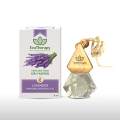 Tinh dầu treo Cao cấp EcoTherapy thảo mộc thiên nhiên [Lọ 8ml] - khử mùi, kháng khuẩn, chống say xe