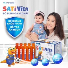 Đa vi chất SatiVita [Hộp 20 ống] Nạp Năng lượng, Tăng đề kháng