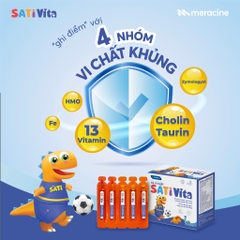Đa vi chất SatiVita [Hộp 20 ống] Nạp Năng lượng, Tăng đề kháng
