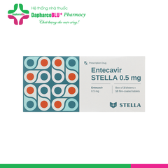 ENTECAVIR STELLA 0.5MG [Hộp/ 30 viên] Điều trị viêm gan B mạn tính