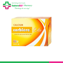 Dung dịch uống Calcium Corbiere KIDS EXTRA 5ML [ 3vỉ gài x10 ống 5ml ] Bổ sung canxi cho trẻ em và người lớn thiếu hụt canxi