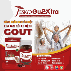 JESKYO GUEXTRA [Lọ 60 viên] Hỗ trợ điều trị bệnh gout