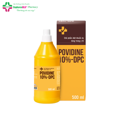 Dung dịch sát khuẩn sát trùng vết thương PVP Povidon Iodine 500ml Dapharco