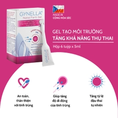 GYNELLA Natal Ferti Gel Tạo môi trường hỗ trợ thụ thai [Hộp 6 tube]
