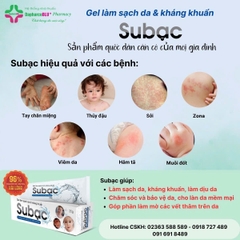 Gel bôi Su Bạc kháng khuẩn, làm sạch da (25g)