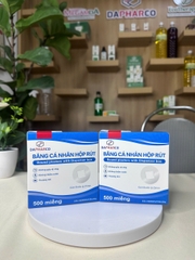 Hộp Rút Băng Cá Nhân 500 Miếng/Hộp - Băng Keo Cá Nhân Y Tế ϕ 25mm