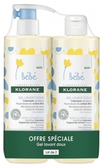 Sữa tắm gội 2 trong 1 klorane 500ml dành cho trẻ từ sơ sinh