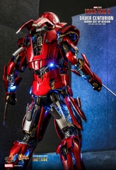 Hottoys MMS618: Hottoys Ironman Mark 33 Silver Centurion (Armor Suit Up ver.)