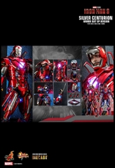 Hottoys MMS618: Hottoys Ironman Mark 33 Silver Centurion (Armor Suit Up ver.)