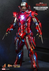 Hottoys MMS618: Hottoys Ironman Mark 33 Silver Centurion (Armor Suit Up ver.)