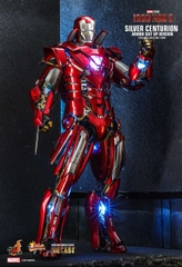Hottoys MMS618: Hottoys Ironman Mark 33 Silver Centurion (Armor Suit Up ver.)