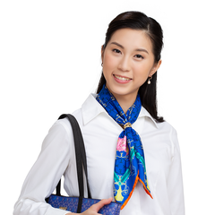 Khăn lụa vuông Nét Tao Nhã Của Người Mãn Châu
