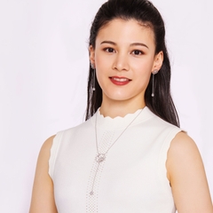 Bông tai Tiên Nữ Hoa Sen - Vàng hồng