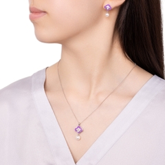 Khuyên tai Mây Thiên Thượng - Tím