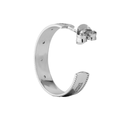 Bông tai Kỳ Diệu Chân Thiện Nhẫn - Size lớn - Bạc