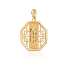 Charm Kỳ Diệu May Mắn Chân Thiện Nhẫn - Vàng 22mm