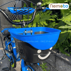 Xe Đạp Bé Trai Jin 12, 16 Inch Có Giỏ Và Bánh Phụ
