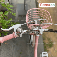 Xe Đạp Bé Gái Shukyo Labubu 18, 20 Inch Có Giỏ, Yên Sau