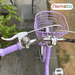 Xe Đạp Bé Gái Shukyo Labubu 12, 14, 16 Inch Có Bánh Phụ