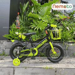 Xe Đạp Trẻ Em Thể Thao 12, 14, 16 Inch Tặng Cờ, Bình Nước, Nón Bảo Hộ