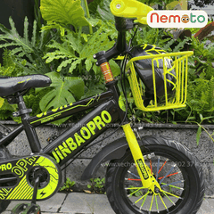 Xe Đạp Trẻ Em Thể Thao 12, 14, 16 Inch Tặng Cờ, Bình Nước, Nón Bảo Hộ