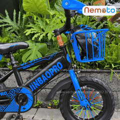 Xe Đạp Trẻ Em Thể Thao 12, 14, 16 Inch Tặng Cờ, Bình Nước, Nón Bảo Hộ