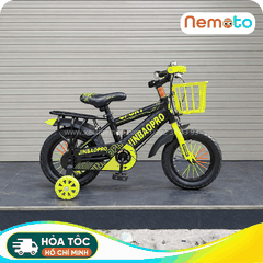 Xe Đạp Trẻ Em Thể Thao 12, 14, 16 Inch Có Giỏ, Baga Sau