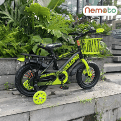 Xe Đạp Trẻ Em Thể Thao 12, 14, 16 Inch Có Giỏ, Baga Sau