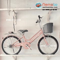 Xe Đạp Nữ KUBABY 2 Gióng Chắc Chắn Size 20inch - Mã KUBABY 20