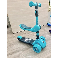 SCOOTER GẤU TRÚC PANDA GHẾ NGỒI, CÓ ĐÈN NHẠC - GAUTRUC