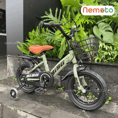 Xe Đạp Trẻ Em BIBG 12 Và 16 Inch Có Giỏ, Bánh Phụ