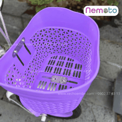 Xe Đạp Bé Gái Jin 12, 14, 16 Inch Có Giỏ Và Bánh Phụ