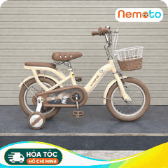 Xe Đạp Trẻ Em Xaming  C1 - Size 12-14-16 Inch Có Giỏ Và Bánh Phụ