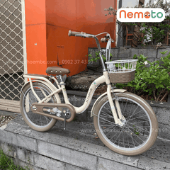 Xe Đạp Trẻ Em Xaming  C1 - Size 18-20 Inch Có Giỏ Và Chân Chống