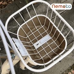 Xe Đạp Trẻ Em Xaming  C1 màu be bé trai - Size 18-20 Inch Có Giỏ Và Chân Chống