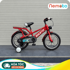 Xe Đạp Trẻ Em Shukyo K005 12, 14, 16 Inch Có Bánh Phụ