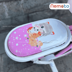 Xe Đạp Bé Gái Jin 12, 14, 16 Inch Có Giỏ Và Bánh Phụ