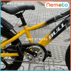 Xe Đạp  Địa Hình Thể Thao Cao Cấp Bánh Mâm, Phuột nhún, Thắng Đĩa Size 20inch - Mã BULL
