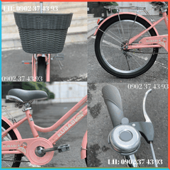 Xe Đạp Nữ KUBABY 2 Gióng Chắc Chắn Size 20inch - Mã KUBABY 20