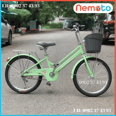 Xe Đạp Nữ KUBABY 2 Gióng Chắc Chắn Size 20inch - Mã KUBABY 20
