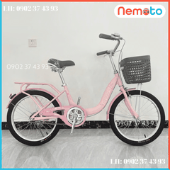 Xe Đạp Nữ 1 Gióng Cao Cấp Kubaby - Ky3 Size 20inch - Mã KY3